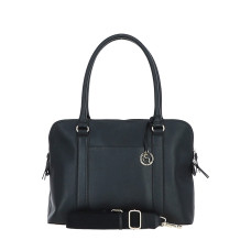 Стильная деловая женская сумка для ноутбука Ashwood X39 (Black)