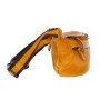 Жёлтая кожаная сумка-бананка Ashwood D102 (Yellow)