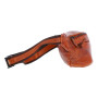 Рыжая кожаная сумка на пояс маленького размера Ashwood D102 (Tan)