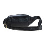 Стильная сумка на пояс из натуральной кожи Ashwood D102 (Black)