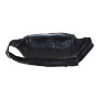 Стильная сумка на пояс из натуральной кожи Ashwood D102 (Black)