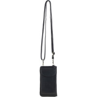 Сумка для смартфона чёрного цвета Ashwood T80 (Black)