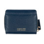 Женский кожаный кошелек Ashwood Y50 Navy (Темно-синий)