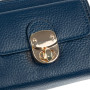 Женский кожаный кошелек Ashwood Y50 Navy (Темно-синий)