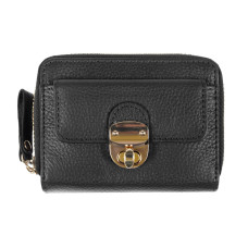 Женский кожаный кошелек Ashwood Y50 Black (Черный)
