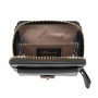 Женский кожаный кошелек Ashwood Y50 Black (Черный)