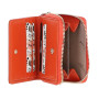 Женский кожаный кошелек Ashwood Y50 Orange (Оранжевый)