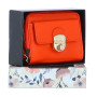 Женский кожаный кошелек Ashwood Y50 Orange (Оранжевый)