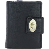 Женский кожаный кошелек Ashwood Y60 Black (Черный)
