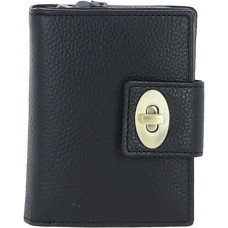 Женский кожаный кошелек Ashwood Y60 Black (Черный)