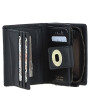 Женский кожаный кошелек Ashwood Y60 Black (Черный)