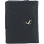 Женский кожаный кошелек Ashwood Y60 Black (Черный)
