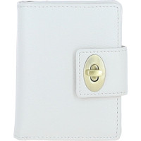Женский кожаный кошелек Ashwood Y60 White (Белый)