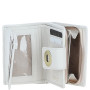 Женский кожаный кошелек Ashwood Y60 White (Белый)