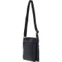 Кожаная сумка через плечо Ashwood K45 Black (Черный)