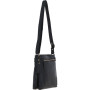 Кожаная сумка через плечо Ashwood K45 Black (Черный)