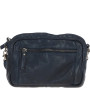 Женская кожаная сумка кроссбоди Ashwood Leather D98 NAVY, темно-синяя