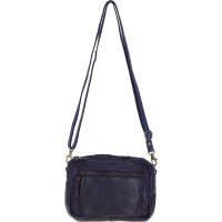 Женская кожаная сумка кроссбоди Ashwood Leather D98 PURPLE, фиолетовая