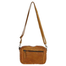 Женская кожаная сумка кроссбоди Ashwood Leather D98 YELLOW, желтая