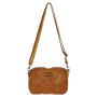 Женская кожаная сумка кроссбоди Ashwood Leather D98 YELLOW, желтая