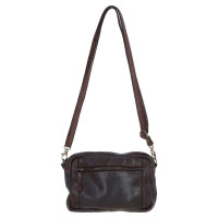 Женская кожаная сумка кроссбоди Ashwood Leather D98 BRANDY, коньячная