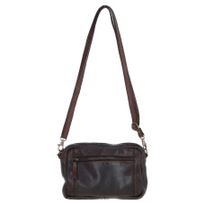 Женская кожаная сумка кроссбоди Ashwood Leather D98 BRANDY, коньячная