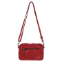 Женская кожаная сумка кроссбоди Ashwood Leather D98 red, красная