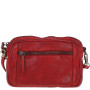 Женская кожаная сумка кроссбоди Ashwood Leather D98 red, красная
