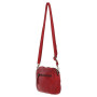 Женская кожаная сумка кроссбоди Ashwood Leather D98 red, красная