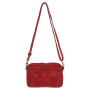 Женская кожаная сумка кроссбоди Ashwood Leather D98 red, красная