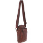 Маленькая кожаная сумка через плечо Ashwood Leather FIN BRANDY