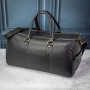 Мужская кожаная дорожная сумка Ashwood K48 BLK