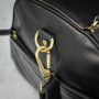 Мужская кожаная дорожная сумка Ashwood K48 BLK