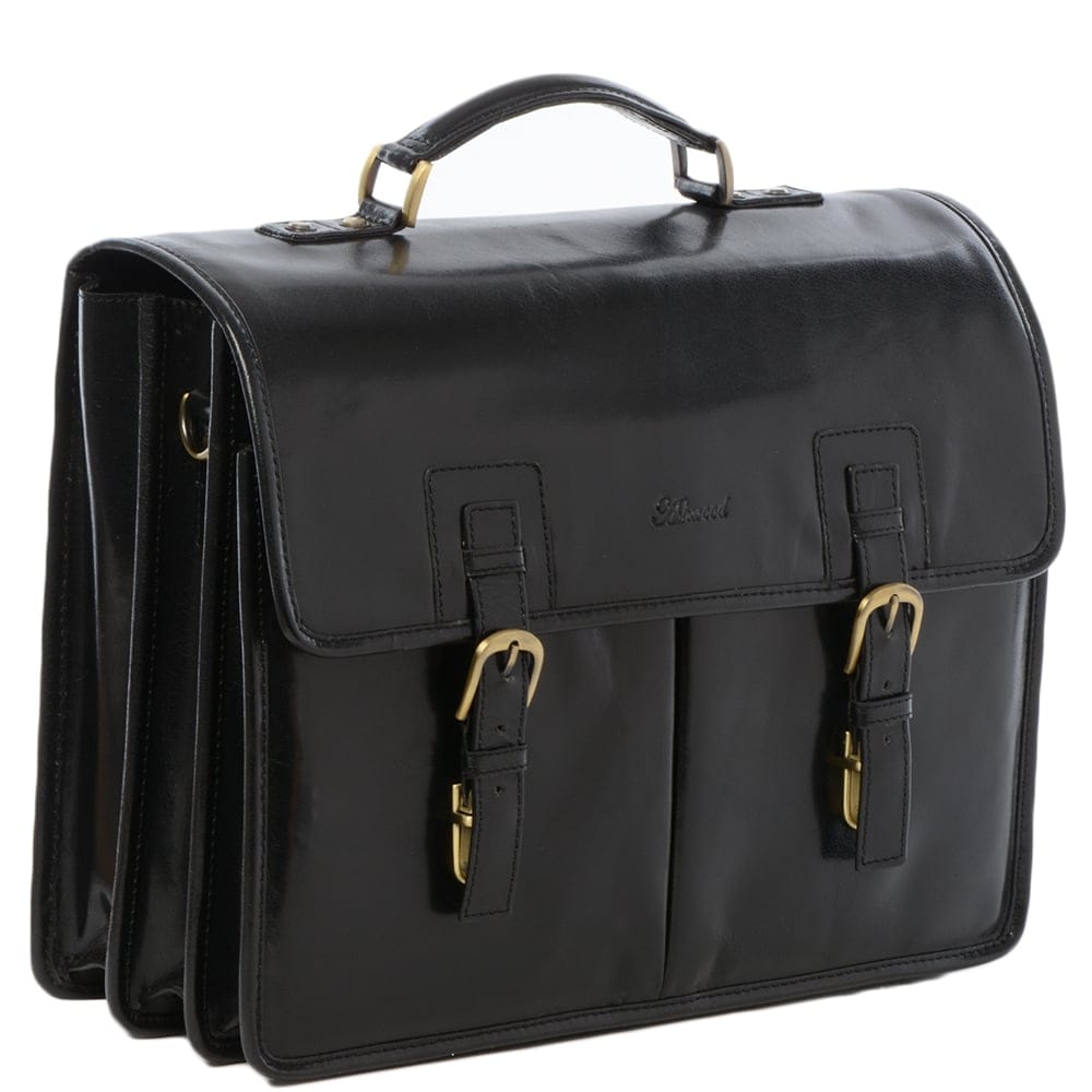 Портфель Ashwood Gareth Briefcase Black (Черный)