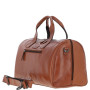 Мужская дорожная сумка из натуральной кожи Ashwood P68 TAN Рыжий