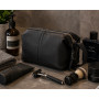 Мужской кожаный несессер Ashwood Q47 BLK Чёрный
