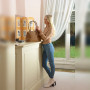 Женская кожаная сумка с тиснением под крокодила Ashwood C53 Tan Коричневая