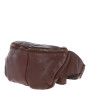Кожаная напоясная сумка среднего размера Ashwood Bum ERWIN Brandy