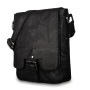 Чоловіча шкіряна сумка через плече Ashwood 8341 Black