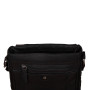 Чоловіча шкіряна сумка через плече Ashwood 8341 Black