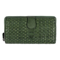 Зелений портмоне жіночий з натуральної шкіри Ashwood D84 Green