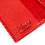 Червоний жіночий портмоне із натуральної шкіри Ashwood D84 Red