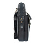 Чорна чоловіча шкіряна сумка через плече Ashwood G33 Black