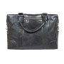 Чорна ділова сумка для документів та ноутбука Ashwood G34 Black