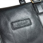 Чорна ділова сумка для документів та ноутбука Ashwood G34 Black