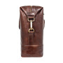 Коричнева чоловіча шкіряна сумка для ноутбука 15,4" Ashwood G34 BRANDY