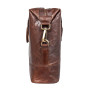 Коричнева чоловіча шкіряна сумка для ноутбука 15,4" Ashwood G34 BRANDY