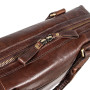 Коричнева чоловіча шкіряна сумка для ноутбука 15,4" Ashwood G34 BRANDY