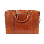 Руда шкіряна сумка під документи та ноутбук 15,4" Ashwood G34 TAN