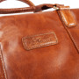 Руда шкіряна сумка під документи та ноутбук 15,4" Ashwood G34 TAN